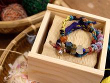 將圖片載入圖庫檢視器 《水晶Max布藝雙圈手帶》招生~