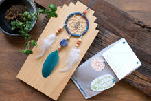 將圖片載入圖庫檢視器 DIY 捕夢網掛飾材料包(青金石)