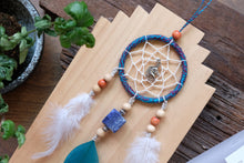 將圖片載入圖庫檢視器 DIY 捕夢網掛飾材料包(青金石)