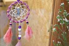 將圖片載入圖庫檢視器 捕夢網掛飾 - 粉晶 / 小熊吊飾《訂造款式》