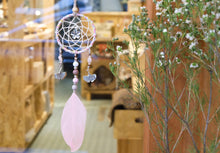 將圖片載入圖庫檢視器 捕夢網掛飾 - 粉晶 / 薔薇輝石 / 櫻花吊飾《訂造款式》
