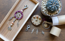 將圖片載入圖庫檢視器 DIY 捕夢網匙扣材料包 (紫色)